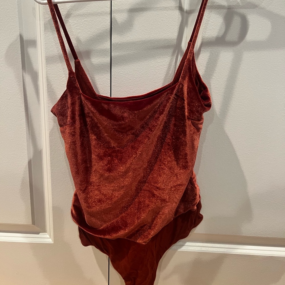 Lulus Velvet Bodysuit